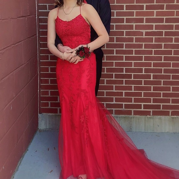 Long red Berlinnova dress - Picture 2 of 7